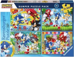 Ravensburger slagalica Sonic Jež 4x100 komada