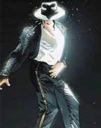 Dijamantno slikanje michael jackson na koncertu 30 × 40 cm