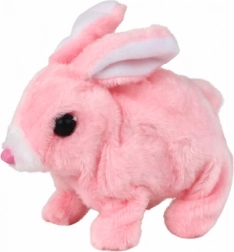 Interaktivni hodajući zečić s kratkom dlakom – ružičasti