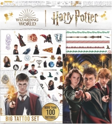 Large Harry Potter Creative Set with Drawing Book and Tattoos