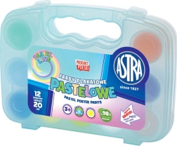 Tempere ASTRA pastelne 12×20 ml u plastičnom koferu (plavi)