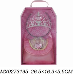 Modni set za malu princezu – kruna i torbica