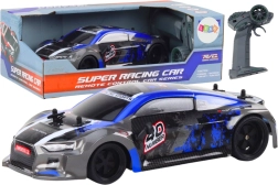 RC auto 1:18 s gumenim kotačima za drift, plavo