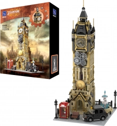 Pantasy Steampunk toranj s satom Big Ben, 2424 dijela