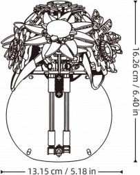 Sluban buket suncokreta i tratinčica u vazi