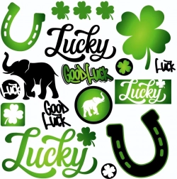 Naljepnice za peglanje djetelina – mali arak