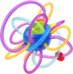 Senzoričko grizalo za bebe s zvečkom – A