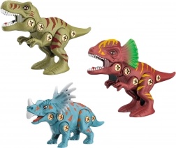 Vijčani dinosauri set s električnim odvijačem 20 cm
