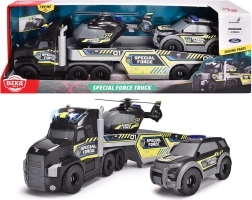 Dickie Toys SOS vučni kamion s platformom i spasilačkim vozilima