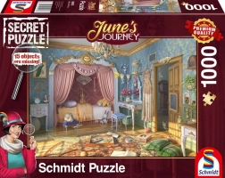 Schmidt tajanstvene puzzle June's Journey: Spavaonica gospođice June 1000 dijelova
