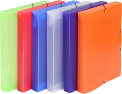 Arhivska kutija A4 od PP-a s gumicom Opaline (mješavina boja)