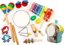 Glazbeni set 10 dječjih instrumenata s ruksakom ECOTOYS
