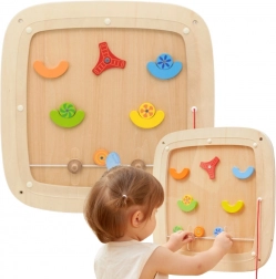 drvena zidna senzorička ploča pinball WOOPIE