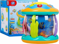 Projektor "Morski svijet" za djecu 3+ Svjetla Glazbena kutija Pomagalo za spavanje