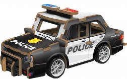 3D drvene puzzle policijskog auta