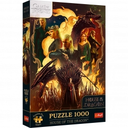 Puzzle TREFL Premium Plus Igra prijestolja: Zmajeva kuća 1000 dijelova