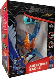 Screechers Wild! transformacijski set Airstrike Eagle s novčićem