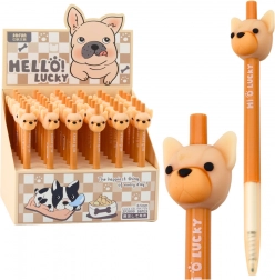 Gelis olovka s motivom psa, plava tinta, 0,5 mm