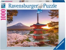 Ravensburger puzzle pogled na Fudži i trešnje 1000 dijelova