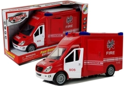 Vatrogasno vozilo s inercijskim pogonom, svjetlima i zvukovima, otvarajuća vrata