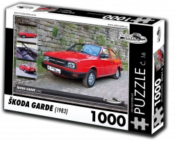 Puzzle RETRO-AUTA Škoda Garde 1983, 1000 dijelova