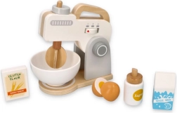 Drveni kuhinjski mikser sivi