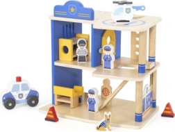 viga drvena policijska postaja s 3 kata i priborom