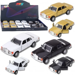 metalni klasični model automobila 1:32 s pull-back pogonom, svjetlima i zvukovima, otvarajućim vratima (miks boja)