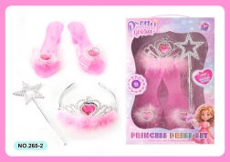 Set dodataka za malu princezu – cipele, tijara i čarobni štapić