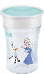 Dječja čašica NUK Mini Magic 360° s poklopcem Frozen Elsa 230 ml