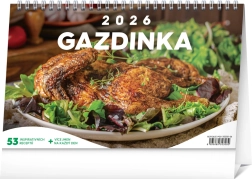 Stolni kalendar Gazdinka 2026, 23,1 × 14,5 cm