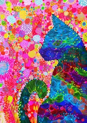 Puzzle Lutajuća mačka 1500 dijelova ENJOY