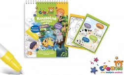 Čarobno bojanje vodom – blok, 4 lista – Životinjice