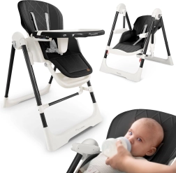 Nukido Elite black children's 3-in-1 high chair