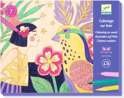 DJECO Slikanje na drvu Sweet Girls