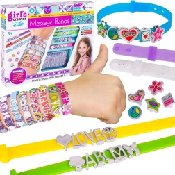 Set za izradu narukvica s natpisima