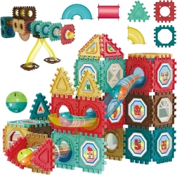 Magnetične konstrukcije 3D – kuglična staza 68 dijelova WOOPIE