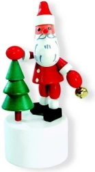 Pritiskajuća figurica Djeda Božićnjaka s jelkom DETOA