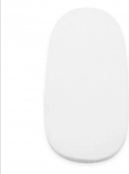 Frotirno nepromočivo plahtica za kolica s gumicom NEW BABY 35 × 75 cm bijela