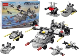 Konstruktorske kocke Helikopter 6-u-1 Set uradi-sam vozila 117 dijelova.