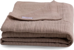 BabyMatex cotton knit blanket Sisi beige 75 × 100 cm