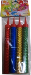 Šarene party fontane 12 cm – 40 s, set 4 kom