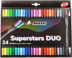 Dvostrani flomasteri Next Gen, 24 boja