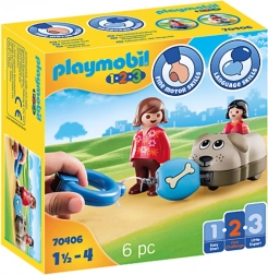 Playmobil štene na kotačićima – količar, figurice i kockice