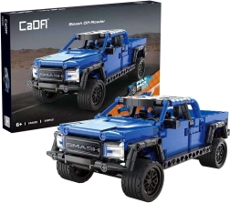 CaDA plavi terenski automobil Smash Off-Roader s pull-back pogonom