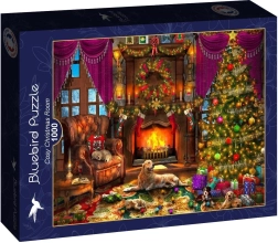 Bluebird puzzle Udobna božićna soba 1000 dijelova