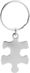 Čelični privjesak za ključeve Puzzle Lijevi