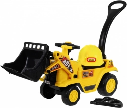 Dječji bager na pedale s kacigom