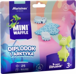 Konstruktor Mini Waffle – Diplodok i Arktika, vrećica 25 dijelova