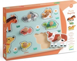 DJECO umetaljka puzzle životinje s farme